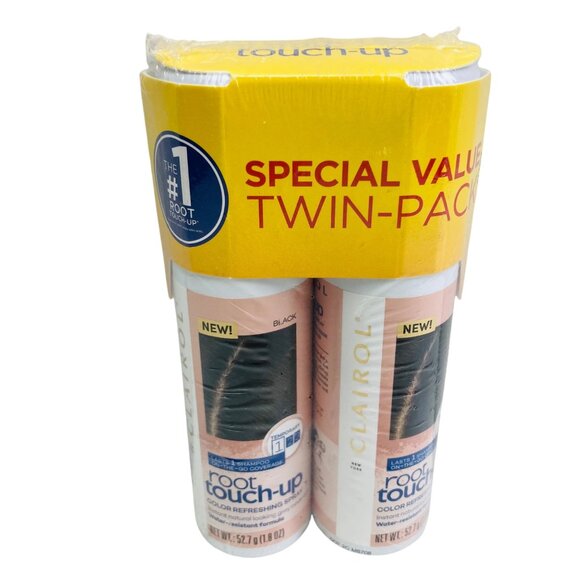 Clairol Root Touch-Up Color Refreshing Spray Black 1.8 Oz Each - 2 Pack - Picture 1 of 4